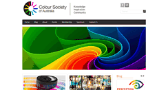 Desktop Screenshot of coloursociety.org.au