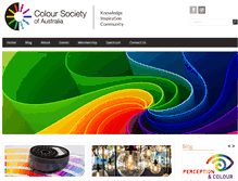 Tablet Screenshot of coloursociety.org.au